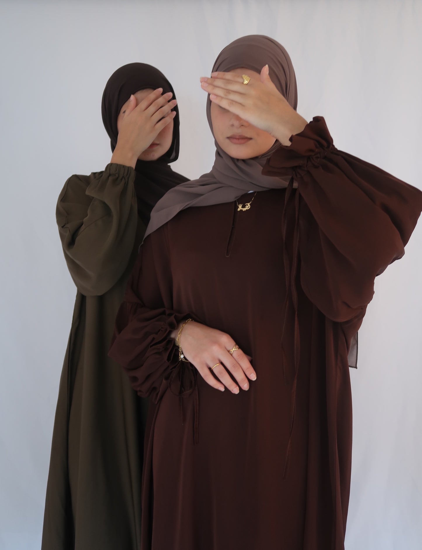 Noor Abaya in Brown