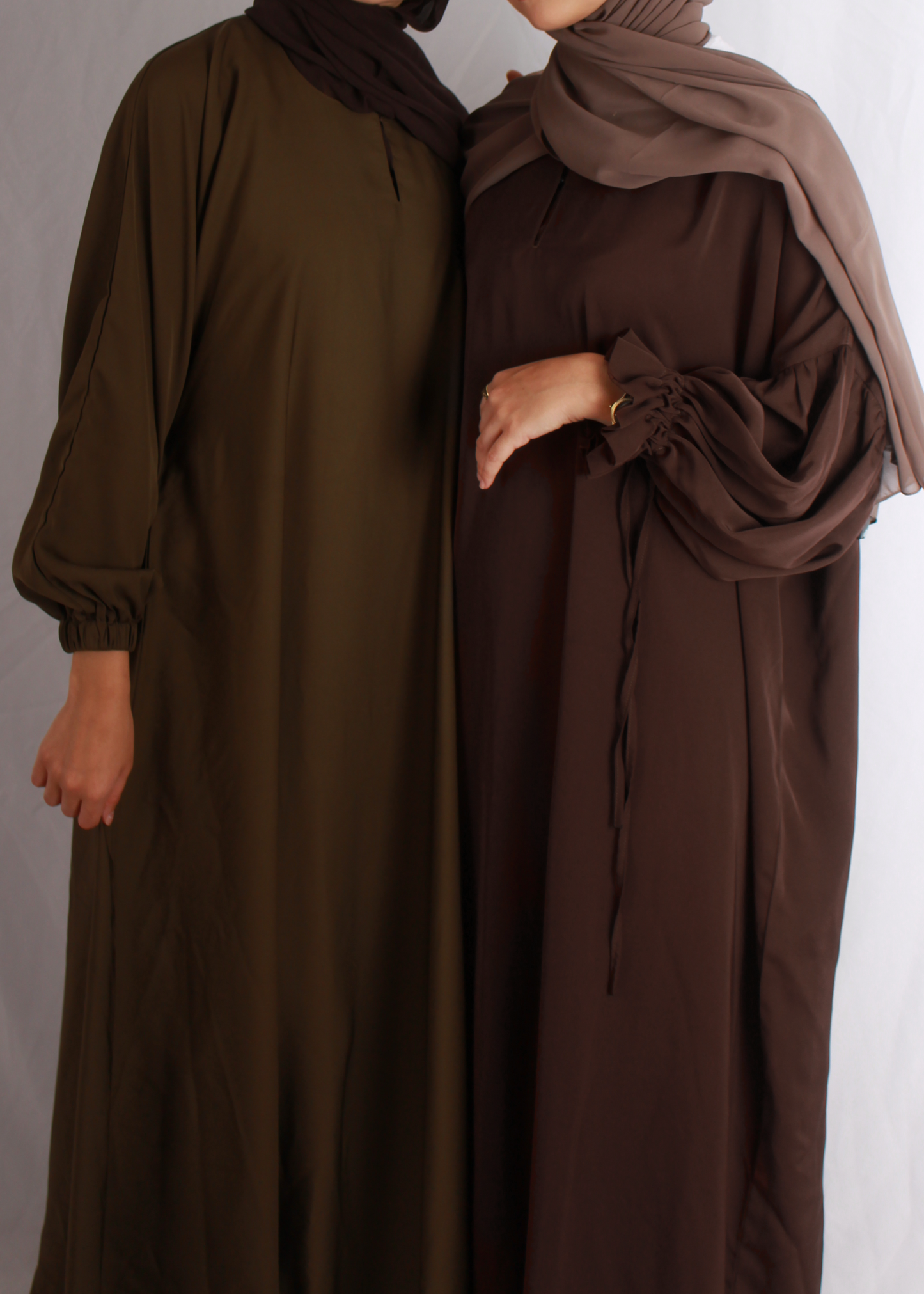 Noor Abaya in Brown