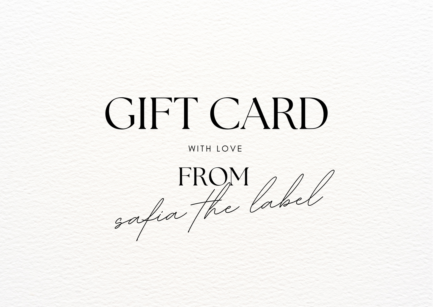 Gift Card