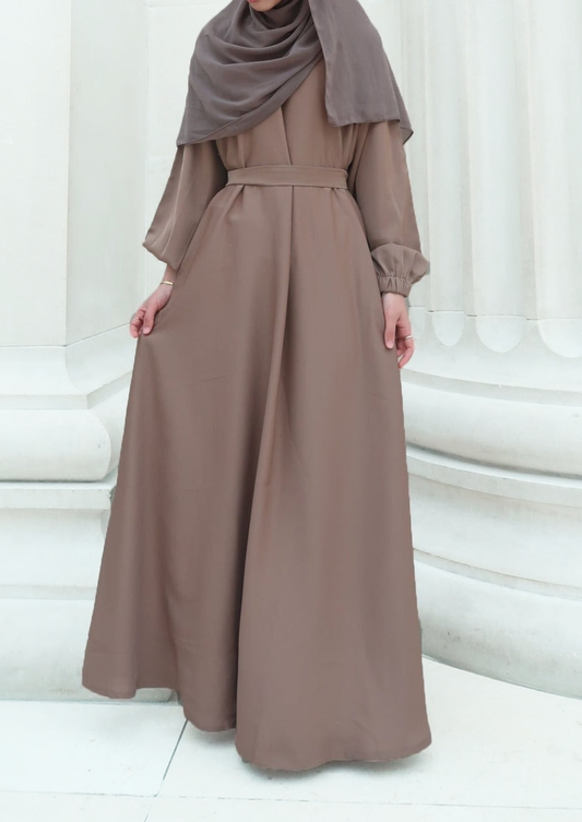 Layla Abaya in taupe